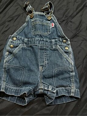 Gymboree Denim Short-Alls size 3-6 months